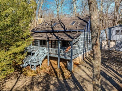 Welcome to Bear's Den, a beautiful Hearthstone LOG CABIN located on Alpine Lake Resort in West Virginia - for sale on GolfHomes.com, golf home, golf lot