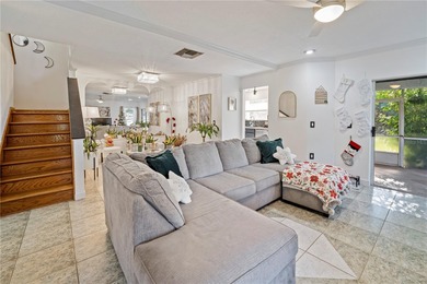 Enjoy some of the BEST VIEWS from this SPACIOUS GOLF-FRONT VILLA on Wedgefield Golf Club in Florida - for sale on GolfHomes.com, golf home, golf lot