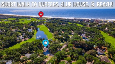 This spacious beach house offers extensive modern updates with on Oak Island Golf Club in North Carolina - for sale on GolfHomes.com, golf home, golf lot