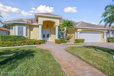 Step into this beautifully maintained pool home in the coveted on Viera East Golf Club in Florida - for sale on GolfHomes.com, golf home, golf lot