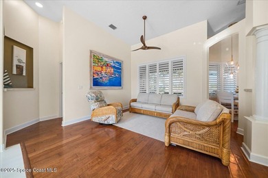 Step into this beautifully maintained pool home in the coveted on Viera East Golf Club in Florida - for sale on GolfHomes.com, golf home, golf lot