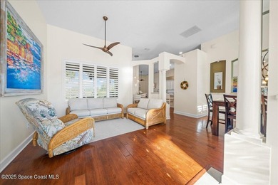 Step into this beautifully maintained pool home in the coveted on Viera East Golf Club in Florida - for sale on GolfHomes.com, golf home, golf lot