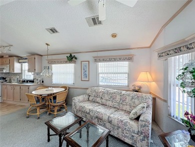**For Sale: Charming Furnished Single Wide Home in a Vibrant 55+ on Lily Lake Golf and RV Resort in Florida - for sale on GolfHomes.com, golf home, golf lot