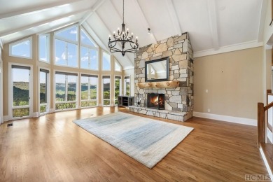 Perched high above Sapphire Valley, this stunning mountain on The Country Club of Sapphire Valley in North Carolina - for sale on GolfHomes.com, golf home, golf lot