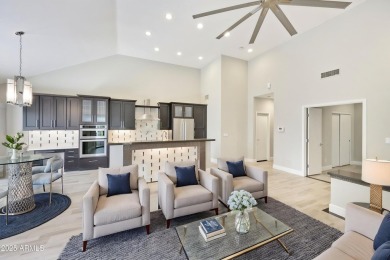 Single-level remodeled jewel box on a prime corner overlooking on Gainey Ranch Golf Club in Arizona - for sale on GolfHomes.com, golf home, golf lot