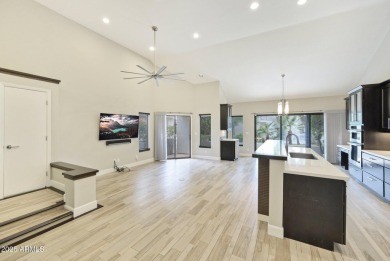 Single-level remodeled jewel box on a prime corner overlooking on Gainey Ranch Golf Club in Arizona - for sale on GolfHomes.com, golf home, golf lot
