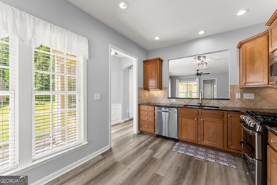 Stunning Show home in The Village at Deaton Creek with premium on Reunion Golf Club in Georgia - for sale on GolfHomes.com, golf home, golf lot