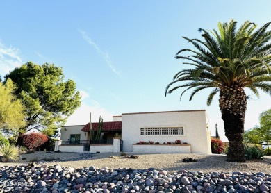 Fabulous mountain views on the side courtyard of this home on Rio Verde Country Club - Quail Run in Arizona - for sale on GolfHomes.com, golf home, golf lot