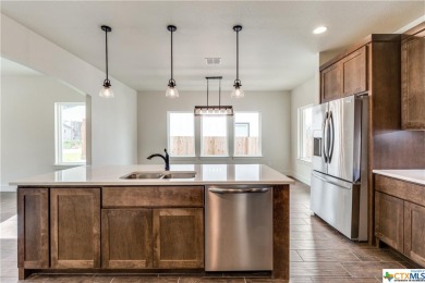 This brand new, custom-built T.A. French home is a testament to on Landa Park Golf Course in Texas - for sale on GolfHomes.com, golf home, golf lot