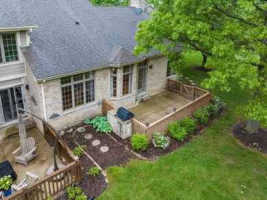 Immaculately maintained and rarely available all-brick RANCH on Ruffled Feathers Golf Club in Illinois - for sale on GolfHomes.com, golf home, golf lot