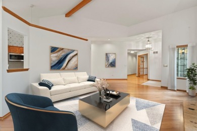 Immaculately maintained and rarely available all-brick RANCH on Ruffled Feathers Golf Club in Illinois - for sale on GolfHomes.com, golf home, golf lot