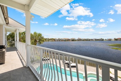 Turnkey Lakefront Home with Gulf Views | 6 Bed | 4.5 Bath | on Emerald Bay Golf Club in Florida - for sale on GolfHomes.com, golf home, golf lot