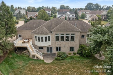 All brick custom built 4500 sqft  5 bedroom, 3.5 bath walk-out on Stone Water Country Club in Michigan - for sale on GolfHomes.com, golf home, golf lot