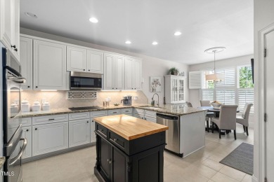 Stunning Carriage TH on wooded lot in Brier CC! Immaculately on Brier Creek Country Club in North Carolina - for sale on GolfHomes.com, golf home, golf lot