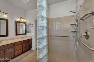 UPGRADED, low maintenance and professionally designed backyard on Sunland Springs Golf Course  in Arizona - for sale on GolfHomes.com, golf home, golf lot