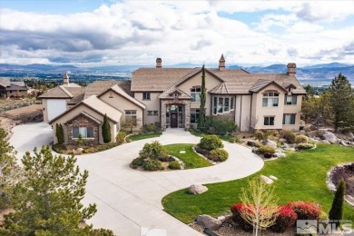This luxurious custom-designed ArrowCreek estate sits on a 1 on ArrowCreek Golf Club - The Challenge in Nevada - for sale on GolfHomes.com, golf home, golf lot