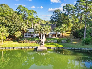 Escape to your own private oasis at this stunning lakefront home on Rocky Bayou Country Club in Florida - for sale on GolfHomes.com, golf home, golf lot