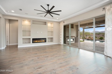 Spectacular sunsets, golf and mountain views await from your on Copper Canyon Golf Club in Arizona - for sale on GolfHomes.com, golf home, golf lot