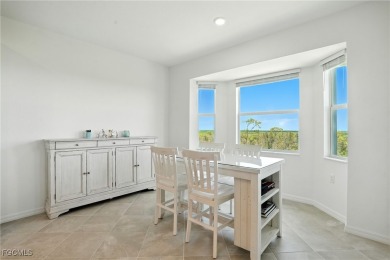 TOP FLOOR Birkdale floorplan with spectacular water and nature on Heritage Landing Golf  in Florida - for sale on GolfHomes.com, golf home, golf lot