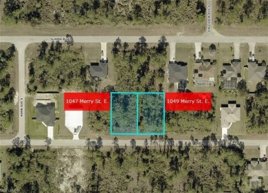 **SIDE-BY-SIDE lots available** Other address is 1049 Merry St on Mirror Lakes Golf Club in Florida - for sale on GolfHomes.com, golf home, golf lot