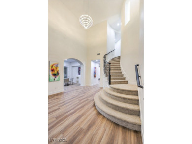 Located within Red Rock Country Club, this exquisite 4-bedroom on Red Rock Country Club in Nevada - for sale on GolfHomes.com, golf home, golf lot