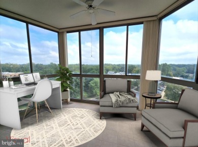 Sky-high living in this top floor condo with 2 spacious bedrooms on Leisure World Golf Club in Maryland - for sale on GolfHomes.com, golf home, golf lot