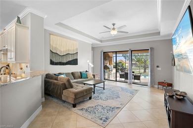 Set against tranquil lake views in highly sought-after Bonita on Bonita National Golf Course in Florida - for sale on GolfHomes.com, golf home, golf lot