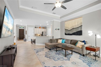 Set against tranquil lake views in highly sought-after Bonita on Bonita National Golf Course in Florida - for sale on GolfHomes.com, golf home, golf lot