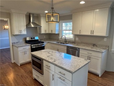 Check out this beautifully renovated ranch backing to the iconic on Elizabeth Manor Golf and Country Club in Virginia - for sale on GolfHomes.com, golf home, golf lot