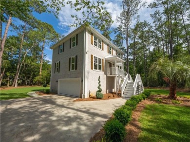 Elegant colonial home located in St. Simon's highly desirable on The King and Prince Golf Course, Home of the Hampton Club in Georgia - for sale on GolfHomes.com, golf home, golf lot