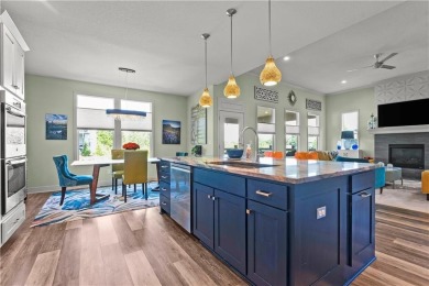 This stunning reverse 1.5 story offers 4 spacious bedrooms, 3 on The Deuce At the National Golf Club of Kansas City in Missouri - for sale on GolfHomes.com, golf home, golf lot