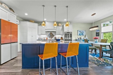 This stunning reverse 1.5 story offers 4 spacious bedrooms, 3 on The Deuce At the National Golf Club of Kansas City in Missouri - for sale on GolfHomes.com, golf home, golf lot