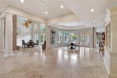 Rarely available classically designed estate home in the ultra on Naples National Golf Club in Florida - for sale on GolfHomes.com, golf home, golf lot