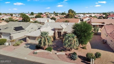 Discover this sought-after expanded Flagstaff model, offering 2 on Desert Trails in Arizona - for sale on GolfHomes.com, golf home, golf lot