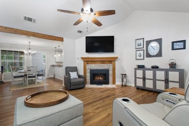 Southern charm meets this 3BR 2BA  Cape Cod style cottage tucked on Holly Lake Ranch Golf Club in Texas - for sale on GolfHomes.com, golf home, golf lot