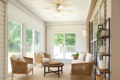 This spacious 3,380 sq ft brick and stone ranch-style home in on Royal Oaks Golf Club in Tennessee - for sale on GolfHomes.com, golf home, golf lot