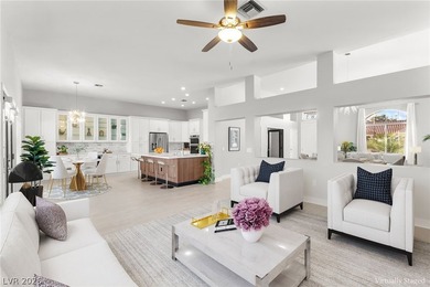 Beautifully renovated 3 bedroom home with stunning golf views on Highland Falls Golf Club in Nevada - for sale on GolfHomes.com, golf home, golf lot