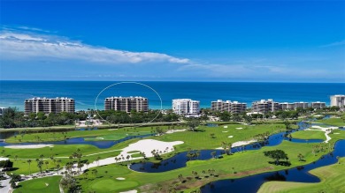 Savor the panoramic views and never-ending sunsets from this on Links on Longboat Golf Club in Florida - for sale on GolfHomes.com, golf home, golf lot
