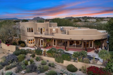 Positioned along the 14th hole tee box within the guard-gated on Troon North Golf Club  in Arizona - for sale on GolfHomes.com, golf home, golf lot