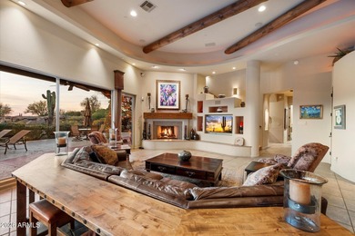 Positioned along the 14th hole tee box within the guard-gated on Troon North Golf Club  in Arizona - for sale on GolfHomes.com, golf home, golf lot