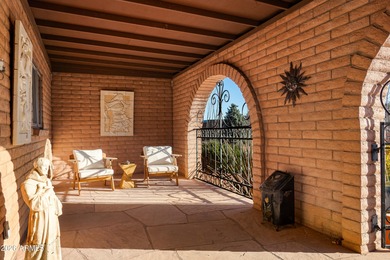 This classic Sedona slump block home represents one of the on Oakcreek Country Club in Arizona - for sale on GolfHomes.com, golf home, golf lot