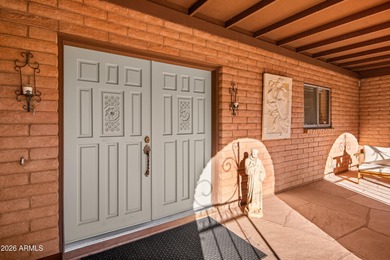 This classic Sedona slump block home represents one of the on Oakcreek Country Club in Arizona - for sale on GolfHomes.com, golf home, golf lot