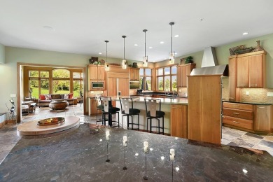 This stunning 7,851 sq/ft dream home exudes luxury on Tumbledown Trails Golf Course in Wisconsin - for sale on GolfHomes.com, golf home, golf lot