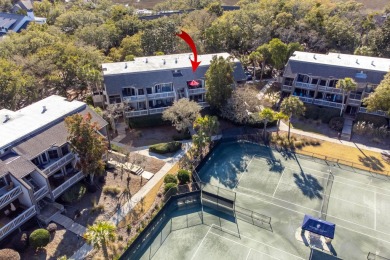 Well maintained, second floor condo overlooking the tennis on The Seabrook Island Club in South Carolina - for sale on GolfHomes.com, golf home, golf lot