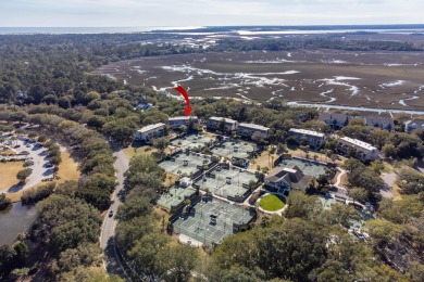 Well maintained, second floor condo overlooking the tennis on The Seabrook Island Club in South Carolina - for sale on GolfHomes.com, golf home, golf lot