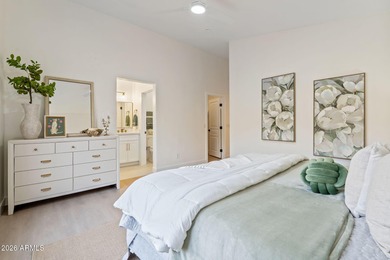 This exceptional McDowell Mountain Ranch home has been on Sanctuary Golf Course At WestWorld in Arizona - for sale on GolfHomes.com, golf home, golf lot