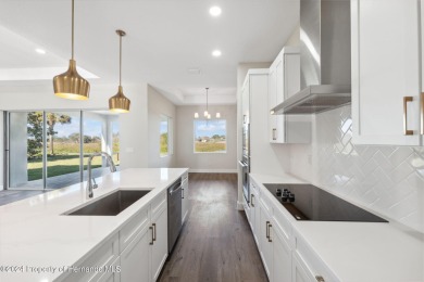 One look at this gorgeous new build in upscale Glen Lakes will on Glen Lakes Country Club in Florida - for sale on GolfHomes.com, golf home, golf lot