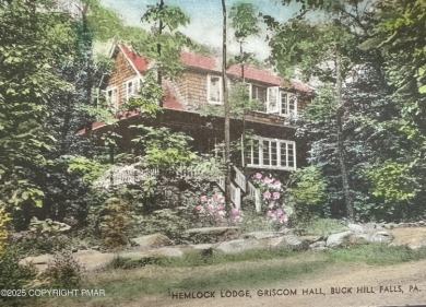 ''Hemlock Lodge'' is a charming 4-bedroom cottage filled with on Buck Hill Golf Club  in Pennsylvania - for sale on GolfHomes.com, golf home, golf lot