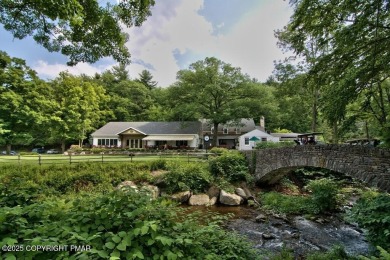 ''Hemlock Lodge'' is a charming 4-bedroom cottage filled with on Buck Hill Golf Club  in Pennsylvania - for sale on GolfHomes.com, golf home, golf lot