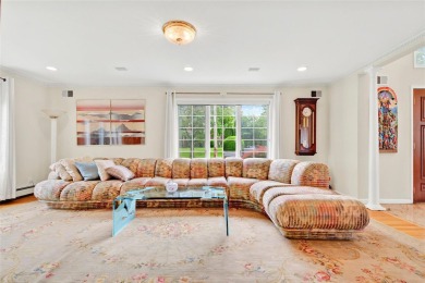 This elegant full-brick colonial sits on a prominent corner lot on Leewood Golf Club in New York - for sale on GolfHomes.com, golf home, golf lot